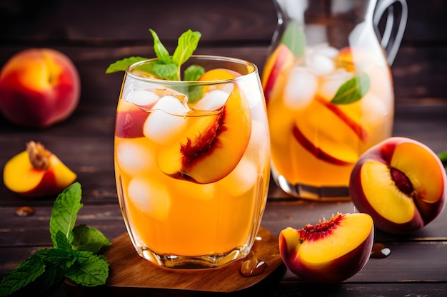 Sip on Sunshine with Peachy Mint Sangria | A Exquisite Summer Beverage